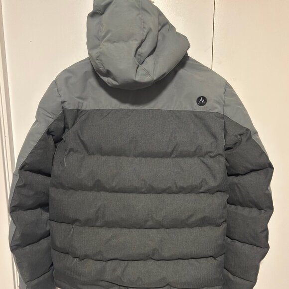 $495 Marmot 700 Down Fill Puffer Hooded Jacket/ Coat / Wiinter Parka - Medium - Picture 11 of 13